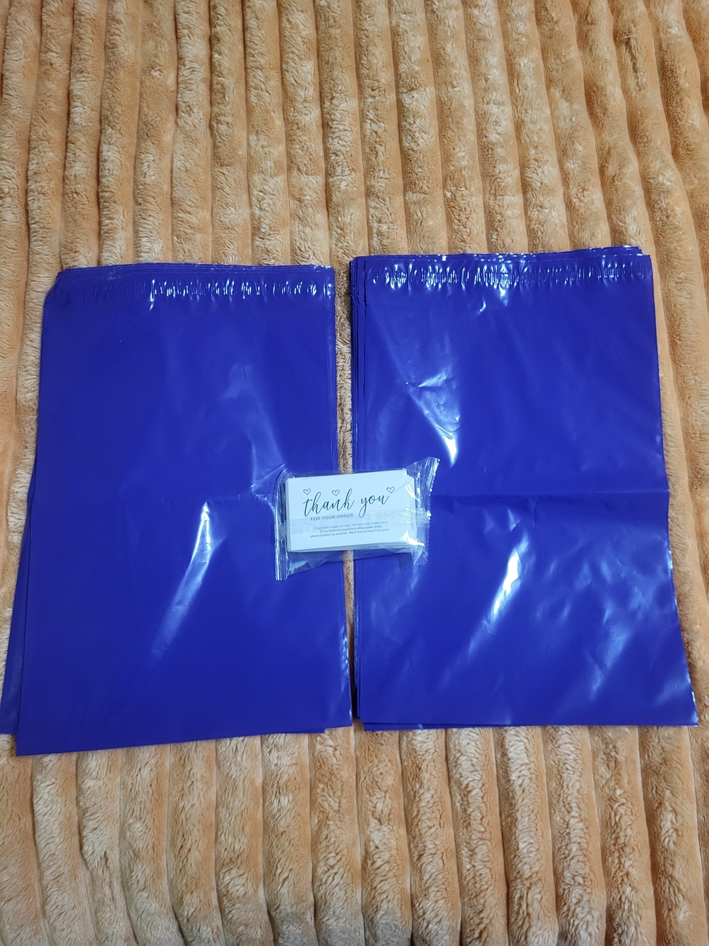 (10) 10/13 Polymailers & 25 Thank You Cards
